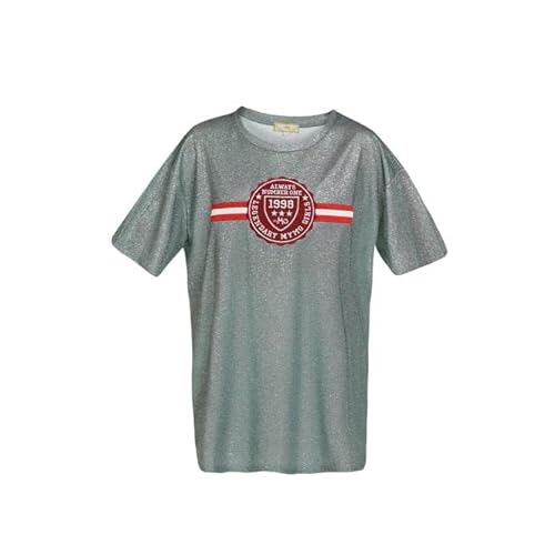 myMo Koszula damska, miętowy brokat, XL, Mięta brokat, XL