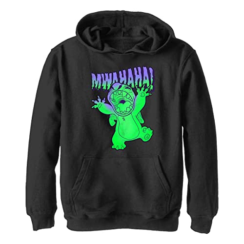 Disney Chłopięca bluza z kapturem Mwahaha, Czarny, M