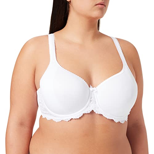 Playtex Stanik damski w kwiaty Elegance Spacer, biały, 80C