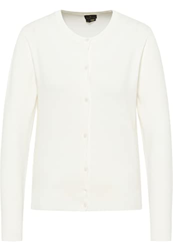 DreiMaster Klassik Kardigan damski 39726278, biały (wollweiss), XL-XXL