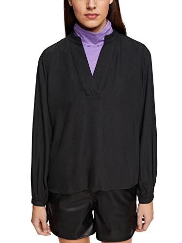 edc by ESPRIT Damska bluzka 122CC1F304, 001/BLACK, XXL
