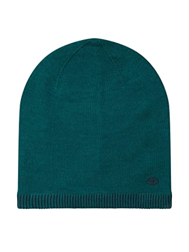 TOM TAILOR Męskie Czapka beanie 1032844, 30062 - Rough Green, ONESIZE