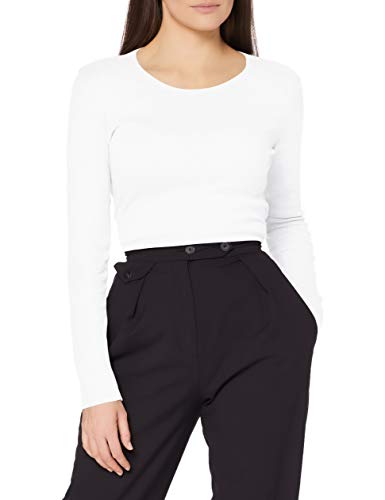 United Colors of Benetton koszulka damska m/l pullunder, biały (Bianco 101), L