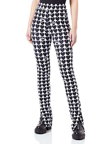Love Moschino Damskie spodnie skinny Flare Fit Jogger Casual Pants, Niebieski fuksja, 38