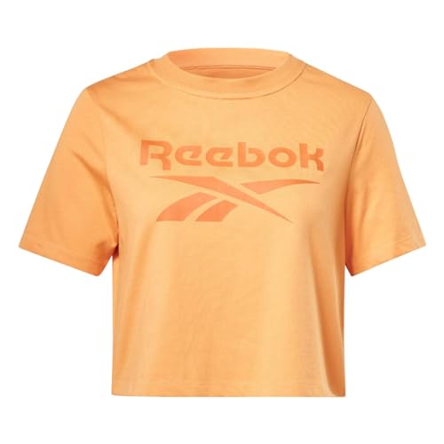 Reebok Damska koszulka Identity Crop, szara, 2XL, szary, M