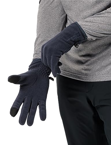 Jack Wolfskin Unisex REAL Stuff Glove rękawiczki, Night Blue, L, niebieski (Night Blue), L
