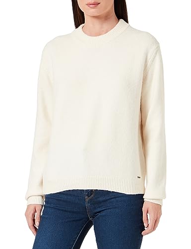 TILDEN Damski sweter z dzianiny 39431297, wełniany biały, M, biały (wollweiss), M