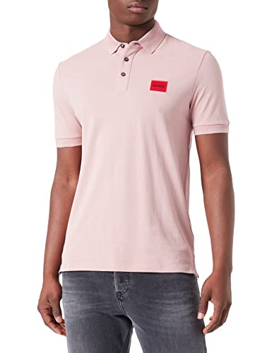 HUGO męska koszulka polo, Light/Pastel Pink687, L