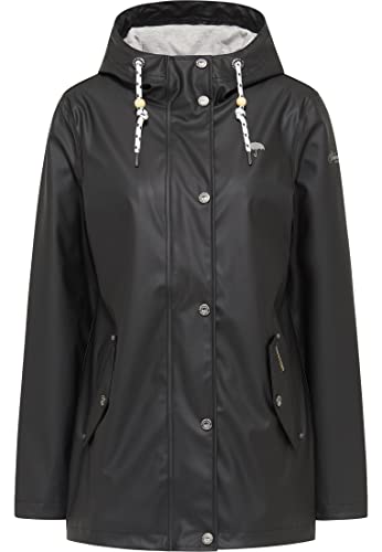 Schmuddelwedda kurtka przeciwdeszczowa damska 34313680, czarny, XXL