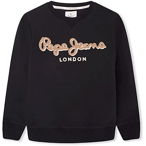 Pepe Jeans Crew Lamonty Bluza chłopięca, czarny czarny), 14 lat