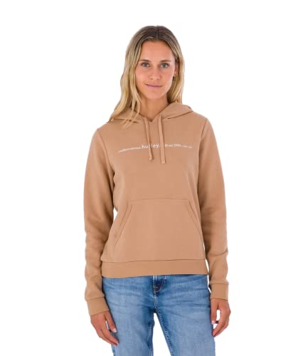 Hurley Damska bluza z kapturem z podszewką, beżowa, S, beżowy, S