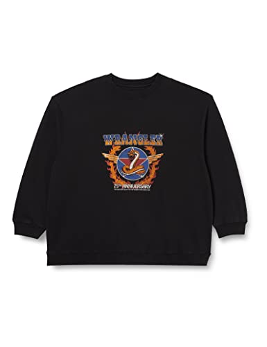 Wrangler Bluza damska z oversize, czarna, 3XL