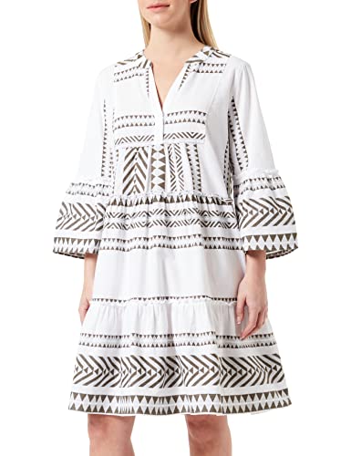 TOM TAILOR Damski Sukienka w stylu boho 1026596, 10669 - Grape Leaf Green, 40