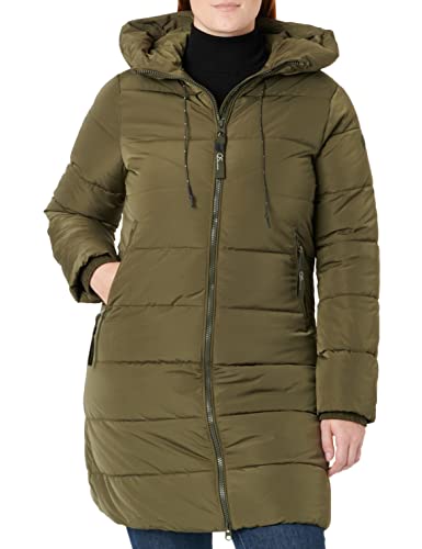 Q/S designed by - s.Oliver płaszcz damski długi rękaw, khaki/oliwkowy, S