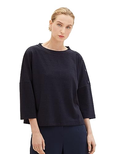 TOM TAILOR Bluza damska, 10668 - Sky Captain Blue, M