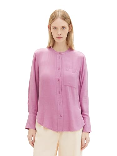 TOM TAILOR Bluzka damska, 33963 - Mauvy Plum Melange, 38