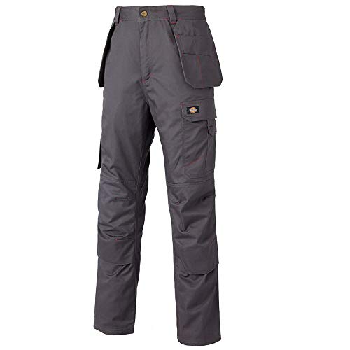 Dickies - Spodnie męskie, spodnie Redhawk Pro, regularny krój, szary, 40W / 32L