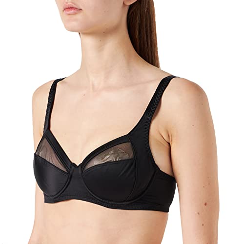 Playtex Damski biustonosz z fiszbinami Perfect Silhouette, Czarny, 90C
