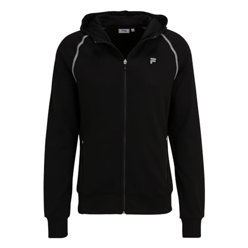 FILA Męska kurtka sportowa Slim, czarny, XS
