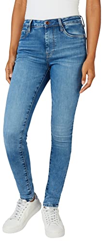 Pepe Jeans Jeansy damskie Regent, Niebieski (Denim-vu1), 28W / 32L