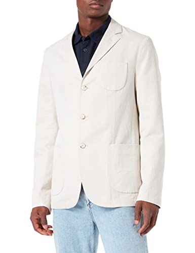 s.Oliver marynarka męska z długim rękawem, wełniany biały, 102