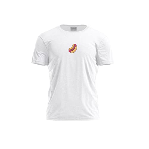 Bona Basics, Męski T-shirt z cyfrowym nadrukiem,% 100 bawełna, biały, na co dzień, męskie topy, rozmiar: M, biały, M