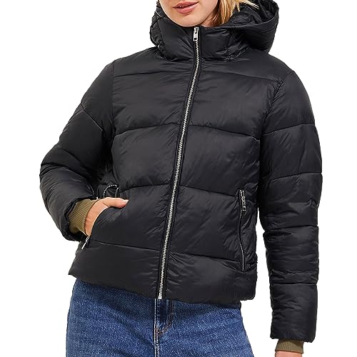 JACK&JONES Damska kurtka puchowa OTW SN, czarna, S, Schwarz, S