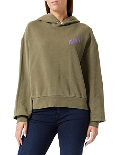 Replay Damska bluza z kapturem W3711B, 676 Army Green, S