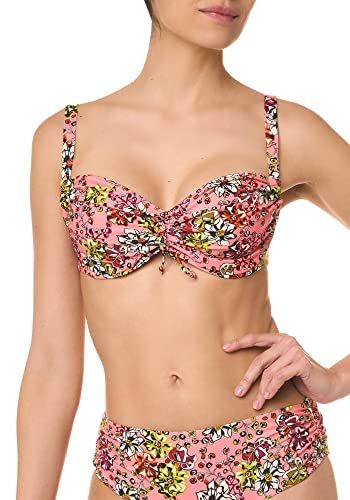 goldenpoint Bikini damski kostium kąpielowy biustonosz z fiszbinami Charlotte, wielokolorowa, 95B