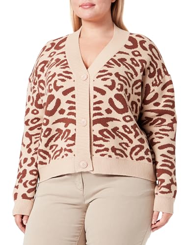 caneva Kardigan damski 10410581-CA02, beżowy brązowy, M/L, be?owo-br?zowy, M-L