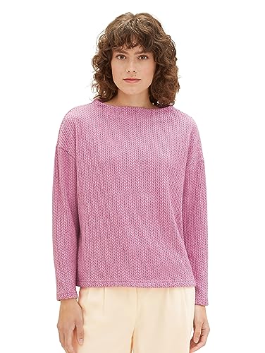 TOM TAILOR Bluza damska, 33830 - Mauvy Plum, L