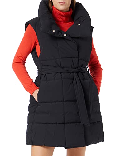 Sisley Kurtka damska Waistcoat 2R8NLJ00C Jacket, Black 100, 48
