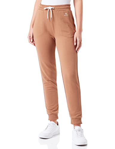 GANT Damskie spodnie dresowe Lock UP Sweat Pants spodnie rekreacyjne, roasted Walutut, XS