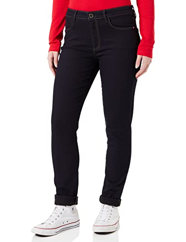 s.Oliver BLACK LABEL Damskie spodnie Skinny: Slim Leg-Denim, Dark Blue Stretched, 38W / 32L