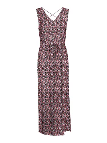 VERO MODA Damska sukienka VMEASY SL Tank Maxi Dress R1 WVN GA sukienka, Ge Peach/AOP:Cille, S, Ge Peach/Aop: cille, S