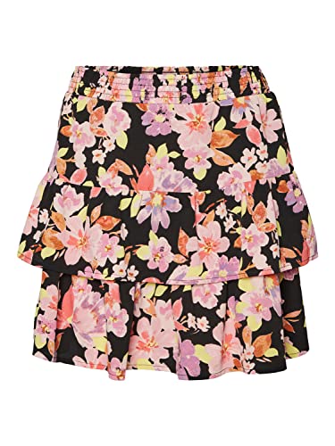 VERO MODA VMLUCIA NW krótka spódnica WVN, czarny/kolor: lala, L