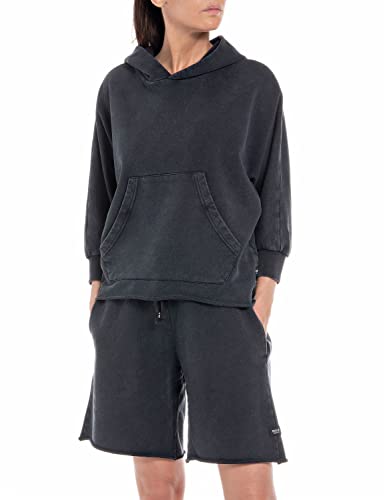 Replay Damska bluza z kapturem, 099 Blackboard, M