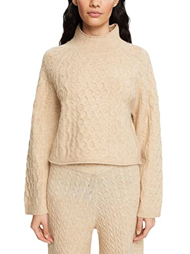 ESPRIT Damski sweter 102EE1I310, 289/SAND 5, XXL