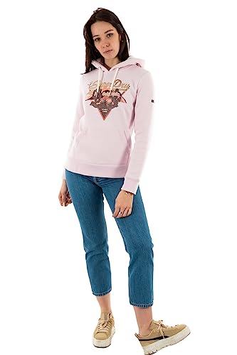 Superdry Vintage VL Narrative Hood Sportowa bluza damska, Różowy, M