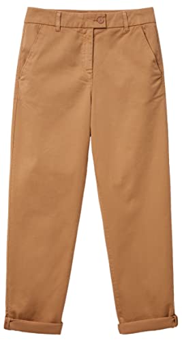 United Colors of Benetton Spodnie damskie 4gd7df007, brązowy tytoń 3k1, rozmiar M, Brązowy tytoń 3k1, 42