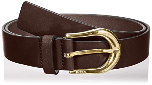 BOSS Pasek damski, Dark Brown205, 75