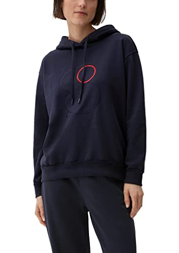 s.Oliver Bernd Freier GmbH & Co. KG Damska bluza z długim rękawem, niebieska, 46 (DE), niebieski