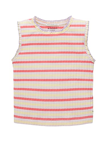 TOM TAILOR Dziewczęcy 1036110 dziecięcy top, 31784-Small Multicolor Stripe, 128/134, 31784 - Small Multicolor Stripe, 128 cm