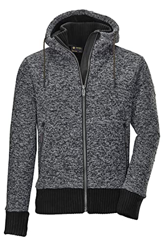 G.I.G.A. DX Męska kurtka polarowa z kapturem Gw 27 Mn Kntflc Jckt Casual szary szary S