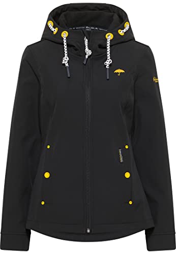 Schmuddelwedda Damska kurtka softshell 34319232, czarna XL