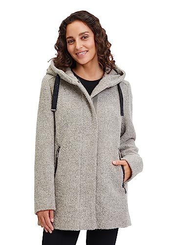 Gil Bret Damska kurtka wełniana z kapturem, 7707 Savannah Melange, 38
