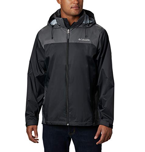 Columbia Męska kurtka przeciwdeszczowa Glennaker Lake Rain Jacket, czarny, grill., 3X