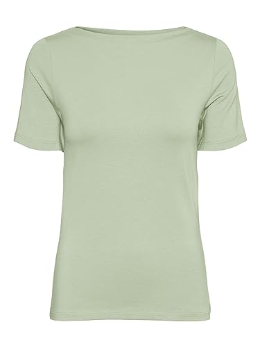 VERO MODA Women's VMPANDA MODAL S/S TOP NOOS T-Shirt, Reseda, M, Reseda, M
