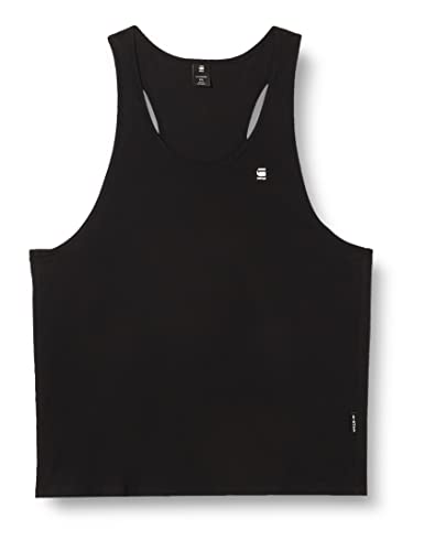G-STAR RAW Lash Muscle Tank top, Czarny (Dk Black D22544-c627-6484), S