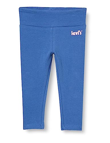 Levi's Dziewczęce legginsy z wysokim stanem Lvg z dzianiny 3eh198 bez dżinsu, True Navy, 5 lat